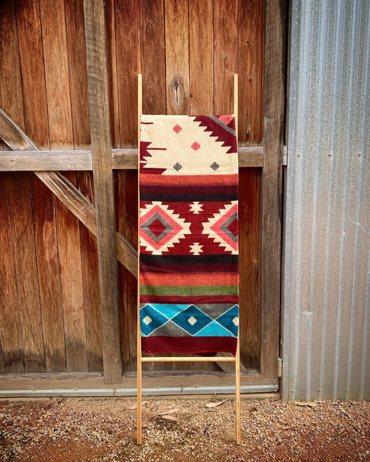 Otavalo Blanket Red/ Aqua